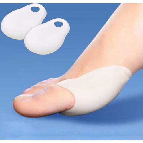 2PCS Silicone Gel Foot Toe Separator thumb valgus protector Bunion Adjuster