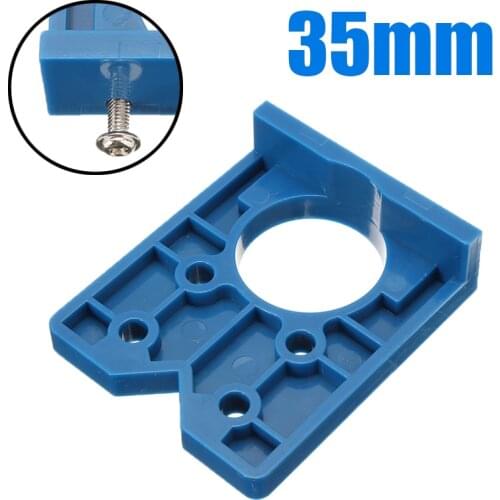 35mm Cabinet Hinge Jig Locator Plastic Hinge Instal Drill Guide Hinge Wood Hole Drilling Boring Furniture Door Cabinet Tool Set