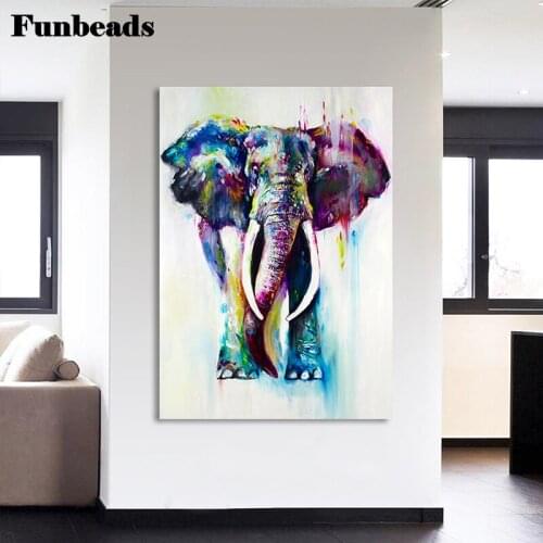 5D Diamond Painting African Elephant Square/Round Diamond Painting Embroidery Laystone Art Crafts Home Decoration FF4284