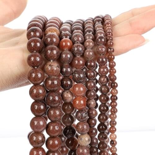 Natural Stone Beads Purple Aventurine Round Loose Spacer Bead For Jewelry DIY Making Bracelet Necklace Accessories 4/6/8/10/12mm