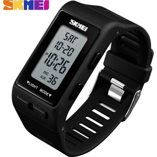 SKMEI Fashion Rectangle Design Sports Watches LED Display Digital Wristwatches Watch Waterproof 3Bar Clock relogio masculino