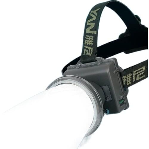 Diving flashlight diving headlight glare bright rechargeable waterproof long-range head-mounted flashlight out of a long life