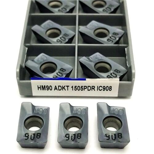 HM90 ADKT1505PDR IC908 carbide inserts turning tool metal lathe tools CNC Milling inserts ADKT 1505 Cutting tool turning insert