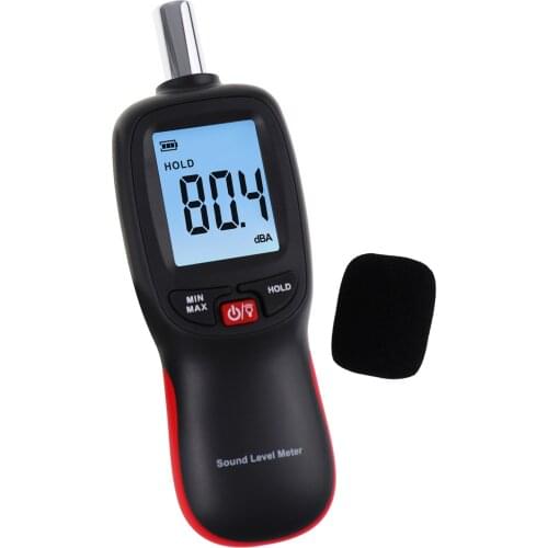 Digital Sound Level Meter Noise Decibel Instrument 30~130dBA Handheld Device w/ Backlight LCD Display