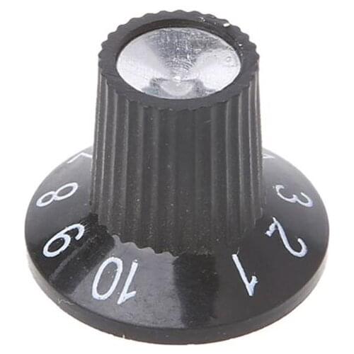 Knob Button Guitar Amplifier AMP Volume Tone Control Knob Skirted Aluminum For FD Parts