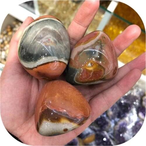 Beautiful Natural Ocean Jasper Agate Palm Stone Healing natural stones and minerals