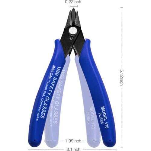 Diagonal pliers 170 U.S. American Wishful Clamp DIY Electronic Diagonal Pliers Side Cutting Nippers Wire Cutter for Ender 3 PRO