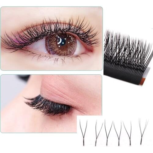 MASSCAKU Wholesale Supplier Professional YY lash with Customized Boxes Hot Selling Premium Y Eyelash Extension