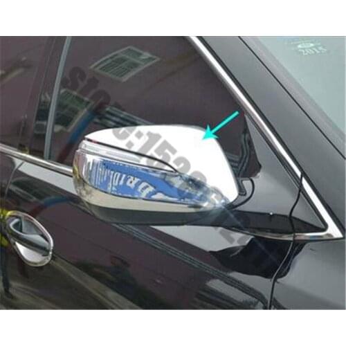 For Hyundai Santa Fe/IX45 2013-2017 ABS Chrome Rearview mirror cover Trim/Rearview mirror Decoration Car styling