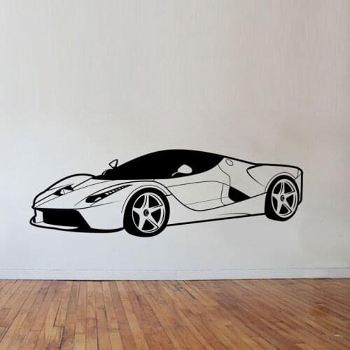 Car Style Wall Stickers Boys Bedroom Wall Decor Vinyl Removable Kids Wallstickers For Children Room Decoration