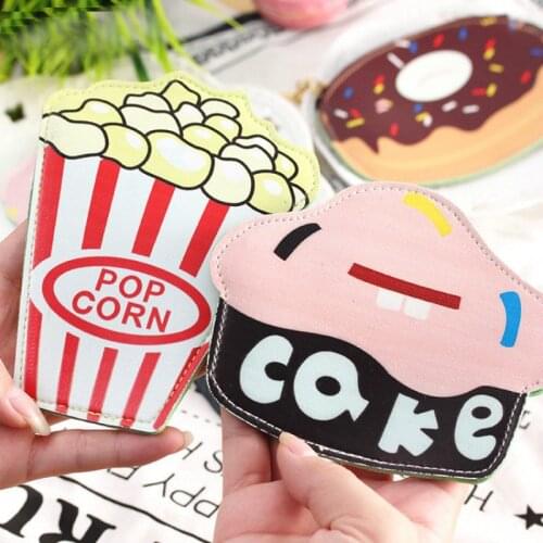 New Cute Ice Cream Coin Purse Women Wallet Students Kids Children Purses Key Coin Bag