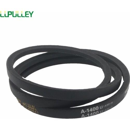 LUPULLEY V-Belt Type A Machine Transmission belt A1000/1100/1150/1200/1250/1300/1400/1450/1500/1550 Black rubber drive belts