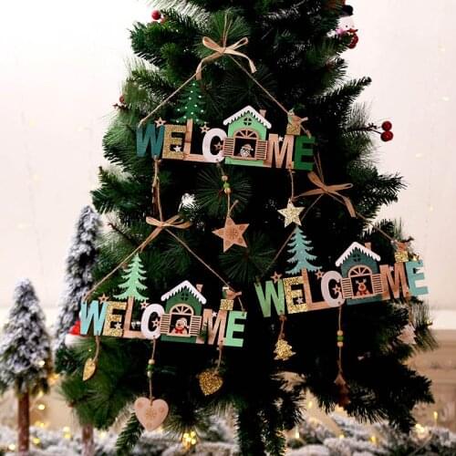 Christmas DIY wooden wind chimes string listing welcome to house number creative store welcome instructions listing decorations