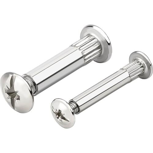 Wardrobe butt screw snap screw splint nut cross tap stud cabinet assembly connector rivet