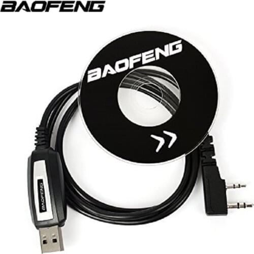 USB Programming Cable&CD for Baofeng/Pofung UV-5R UV-82 GT-3 888s TEN4 F9+ Radio