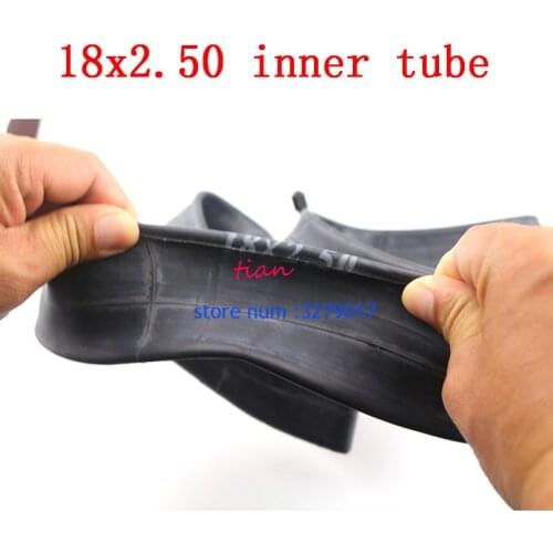 High quality 18x2.5 inner tube with a Bent Angle Valve stem fit electric dirt bikes and vehicles 18x2.50 inner tube
