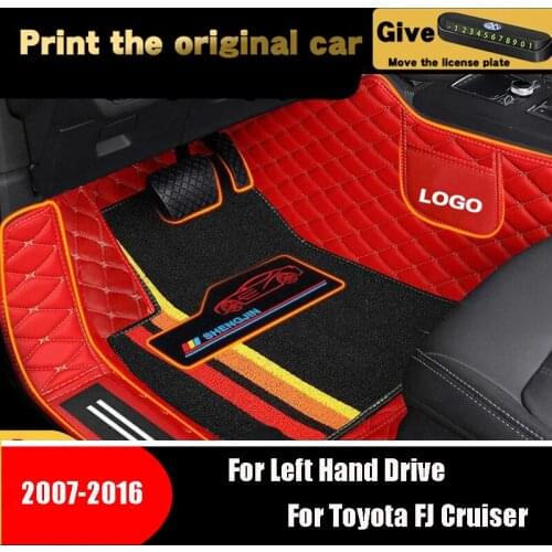 High Quality LHD Car Floor For Toyota FJ Cruiser 2016 2015 2014 2013 2012 2011 2010 2009 2008 2007 Auto Interior Accessories