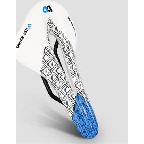 WEST BIKING Bike Saddle Racing MTB Road Bicycle Seat Hollow Breathable Soft Cushion PU Waterproof Cycling Saddle Accessories
