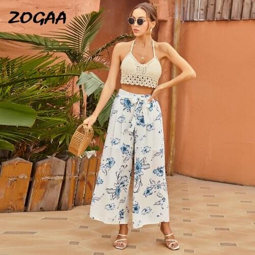 ZOGAA Women's Straight Trousers