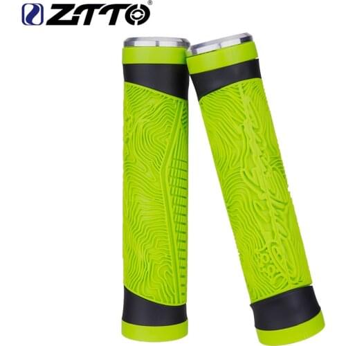 ZTTO 1 Pair Pure Silicone Gel Durable Shock Proof Anti Slip Soft Bicycle Grips For MTB Mountain Bike 22.2mm handlebar