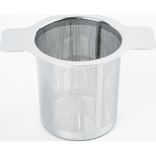 1pc Dual Ear Fine Mesh Filters Stainless Steel Tea Infuser Fine Reusable Strainers AccessoriesNon-toxic Durable And Environmenta