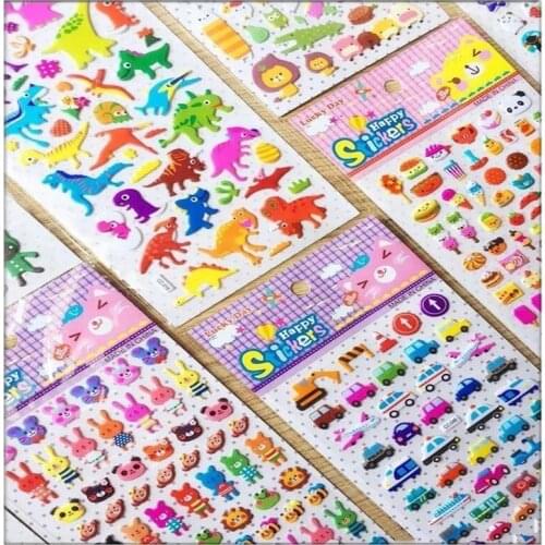 10pcs Three Dimensional Puzzle Poster of Childrens Puzzle