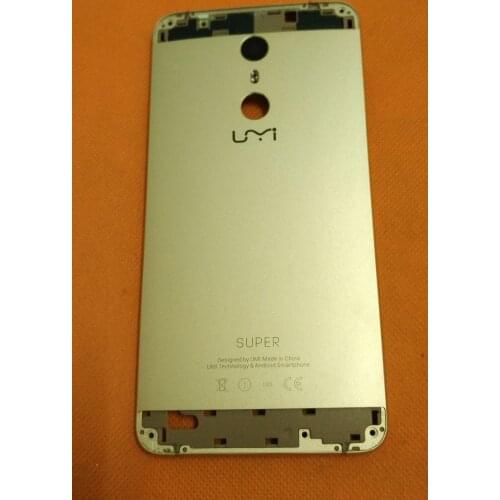 Used Original Protective Battery Case Cover+ camera glass for UMI Super MTK6755 Octa Core 5.5" FHD 1920x1080 Free Shipping