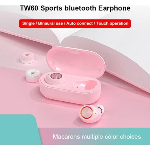 TWS Bluetooth Earphones Wireless Headphones True Wireless Earbuds Headphones with Microphone for iPhone Xiaomi Huawei Samsung