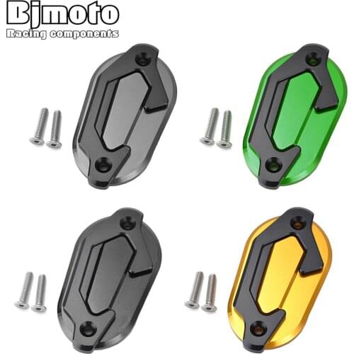 CNC Aluminum Motorcycle Front Brake Fluid Reservoir Oil Cup Cover For Kawasaki ninja 400 400 ABS 2018-2020