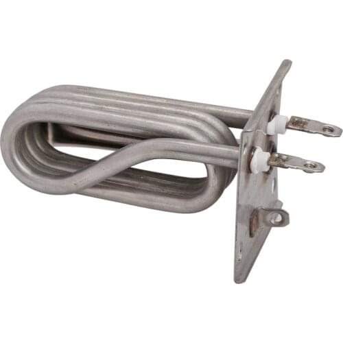 2800W 220V SUS304 Electric Heating Element for Electric Barrels , Squre Cap Size 62x56mm Steam Can Tubular Element