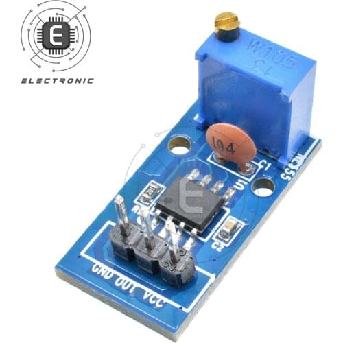NE555 Frequency Adjustable Resistance Pulse Generator Signal Generator Module Dor Arduino Smart Car 5-12V