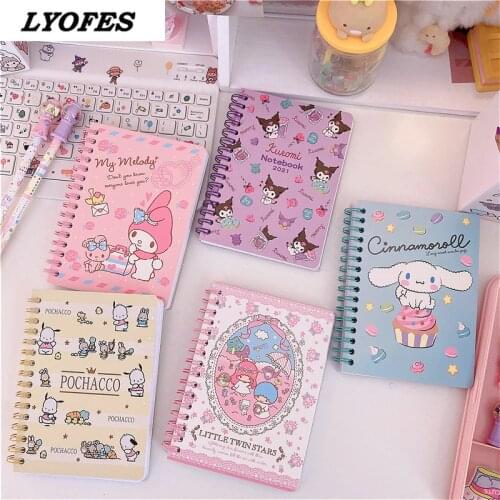 Kawaii Japanese Style Cute Cartoon Printed Pattern Notebook Coil Hand Account Notepad Diary Student Notebook Planner