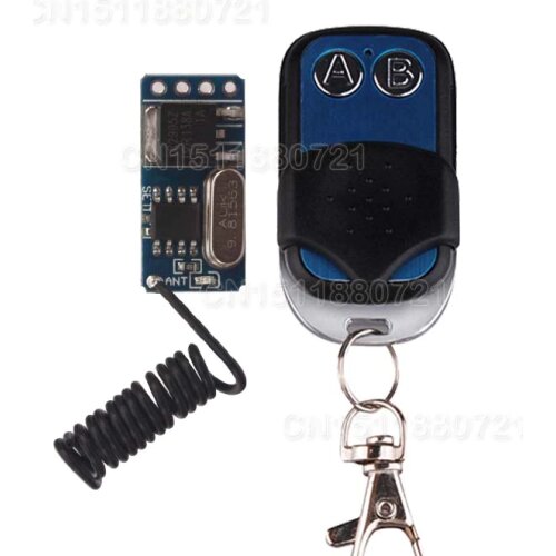 DC3V 3.3V 3.7V 4.5V 5V 6V 9V Mini Receiver Micro ultrathin Remote Control Switch +Waterproof Transmitter M4 T4 Learning Code