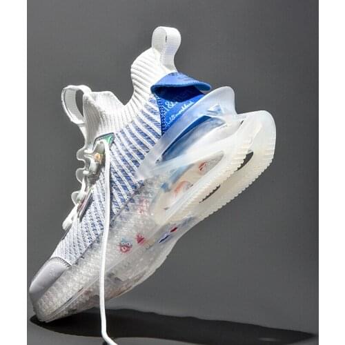 Fashion Mens Running Shoes Breathable Sneakers High Quality Walk Cushioning Sports Shoes Outdoor Wear-resistant Jogging Shoes