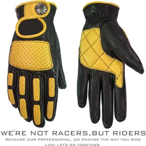 Motorcycle gloves unisex outdoor riding gloves windproof moto gloves leather motorcycle gloves guantes moto sheepskin gloves