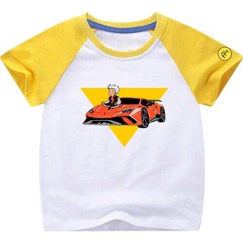 Cartoon а4 мерч Baby Clothing Summer 100% Cotton а4 Merch Boy Girl Short Sleeve T shirt Toddler Child Tops Tee 18m-8t Years