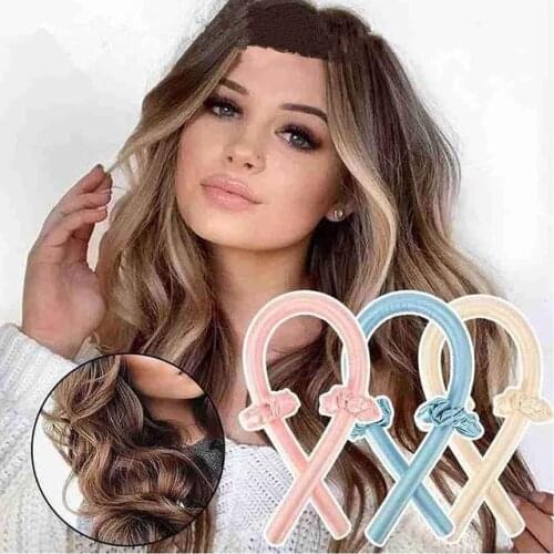 2021New Fashion Sleeping Foam Sponge Curling Stick Big Wave Crab Leopard Clip Hair Ring for Women Girl Hair Accessories Headwear