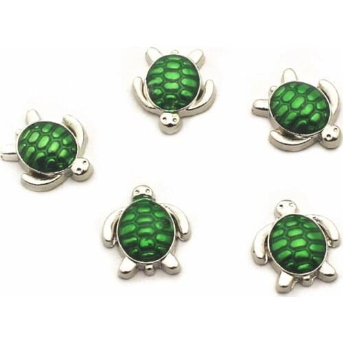 New Arrival 12pcs/lot Charms tortoise Floating Charms for Floating Memory charms Lockets DIY Jewelry
