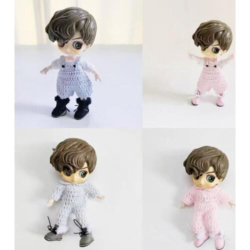 Ob11 baby clothes sweater 1/12 bjd clothes sweater MOLLY little red hat doll onesie doll clothes