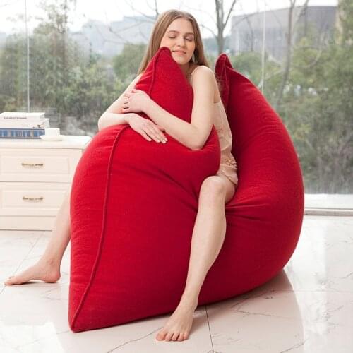 Medium large super XL size sandalye chair puff sofa lazy bag tatami beanbag for adults