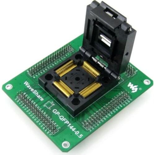 QFP144 TQFP144 LQFP144 GP-QFP144-0.5 Yamaichi IC Test Socket Programming Adapter 0.5mm Pitch+ Free Shipping