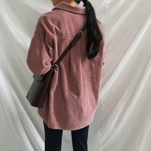 2020 new Spring And Autumn Korean Edition Students' Solid Color And Loose Long Sleeve Trendy tops
