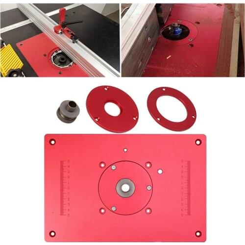 Electric wood milling Universal Flip Plate Engraving Machine Aluminum Router Table Plate Woodworking DIY tools