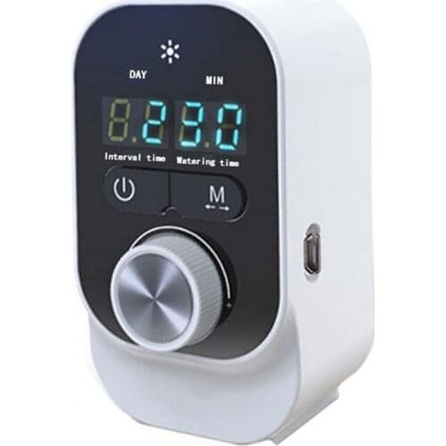 Garden Watering Timer Watering Device Auto Drip Irrigation System for Plants Potted Water Pump Controller with 10M Water Pipe