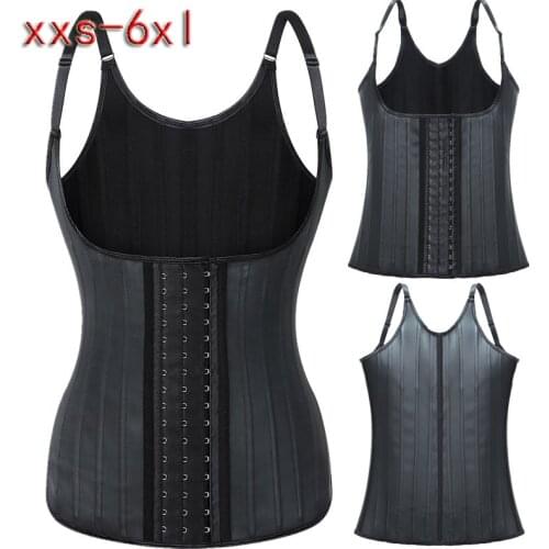 Sport Waist Trainer Women Tight Tummy Adjustable Sling 25 Steel Bone Slim Fitness Bodyshaper Lady Corsets Plus Size XXS-6XL