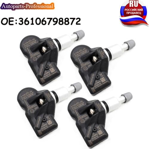 4 pcs/lot Car accessories For BMW 5 6 7 X1 X3 X4 New TPMS Tire Pressure Sensor 433MHz 36106798872 3610-6798-872 TPMS Sensor
