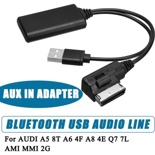 Car Bluetooth Module USB Aux Receiver Cable Adapter AMI MMI 2G for AUDI A5 8T A6 4F A8 4E Q7 7L Radio Media Interface