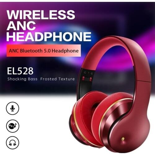 TWS Wireless Earphones Bluetooth 5.0 ANC Headset Comfortable Headphone Waterproof Earphone with Charging 400mAh Built-in Battery
