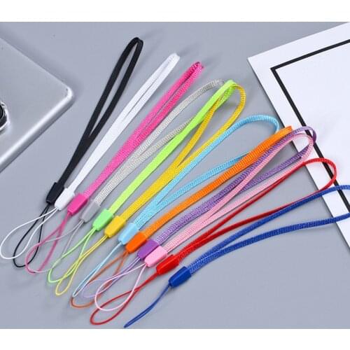 1/5/10PCS Colorful Hand Wrist Lanyard Strap String for IPhone 7 8 X 6 USB Flash Drives Keys Keychains ID Name Tag Badge Holders
