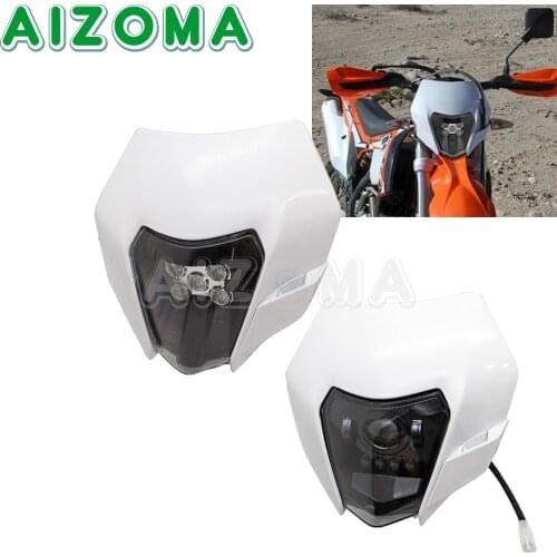 Dirt Bike Motocross Headlight Led Front Light For MX EXC EXCF XCF XCW SX SXF SMR Yamaha kawasaki Supermoto Enduro Headlamp